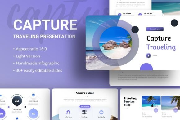 Capture Traveling Presentation Template: A Creative Toolkit for Modern Storytelling