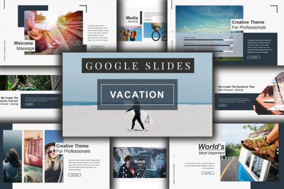 Designing Your Next Getaway: The Vacation Creative Google Slides Template