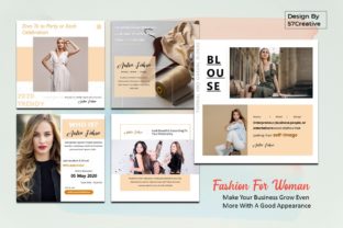 Elevate Your Brand with the Instagram Feed - Fashion for Woman Template
