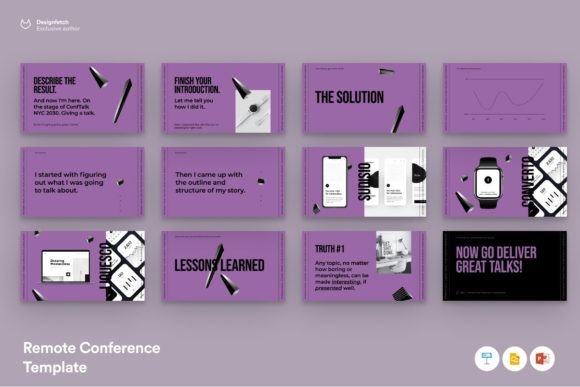 Elevate Your Virtual Stage: The Remote Conference Template