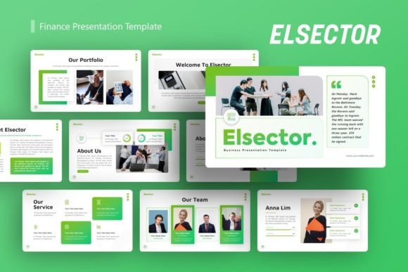 Elsector: A Modern Template for Business Presentations