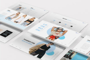 Fashion Lookbook Powerpoint: Clean, Minimalist Design