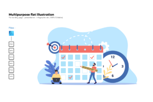 Flat Illustration Project Deadline: Your Visual Solution