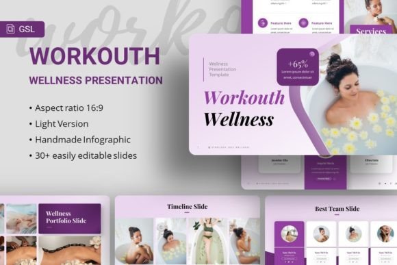 Google Slides - Workouth: Your Go-To Template for Polished Presentations