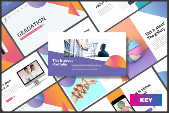 Gradation: A Stylish Keynote Template for Modern Presentations