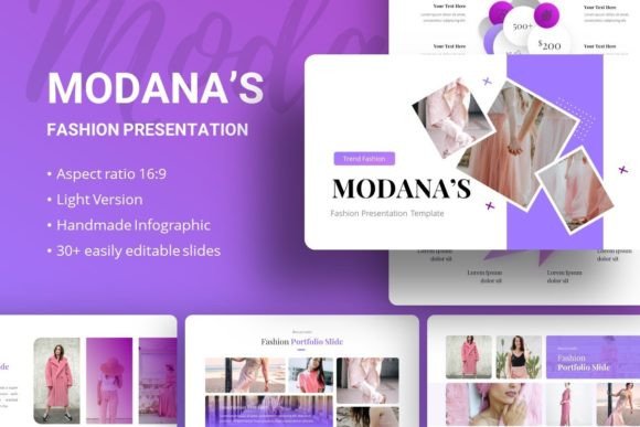Modana's Fashion Presentation Template: A Designer's Deep Dive